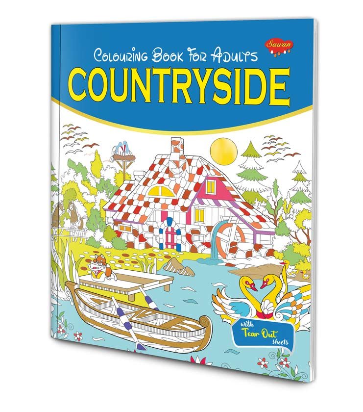 Colouring Books for Adults Countryside